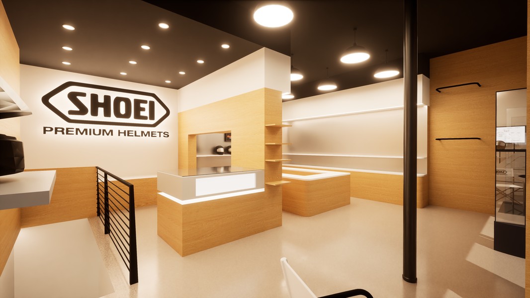 Couverture du projet Boutique Shoei Paris